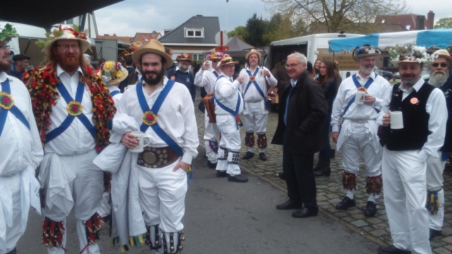 Jockey at a Flemish market