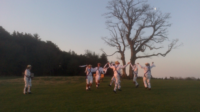 Jockey on The Lickey Hills - Sunrise on May 1st 2013