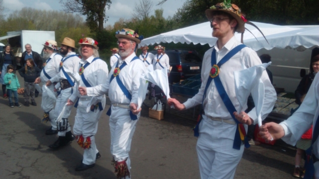 Jockey Dancing at a Belgian Market - May 2016