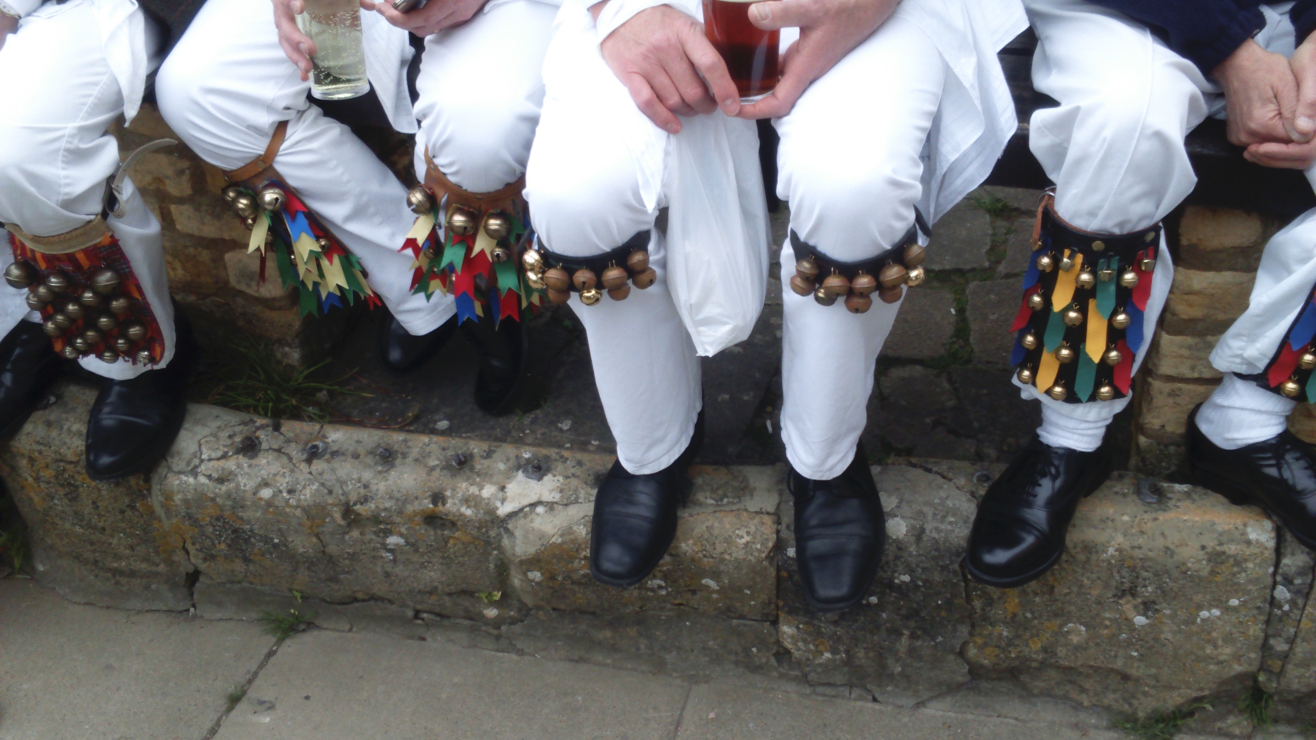Legs with bells on at The Crown and Trumpet in Broadway