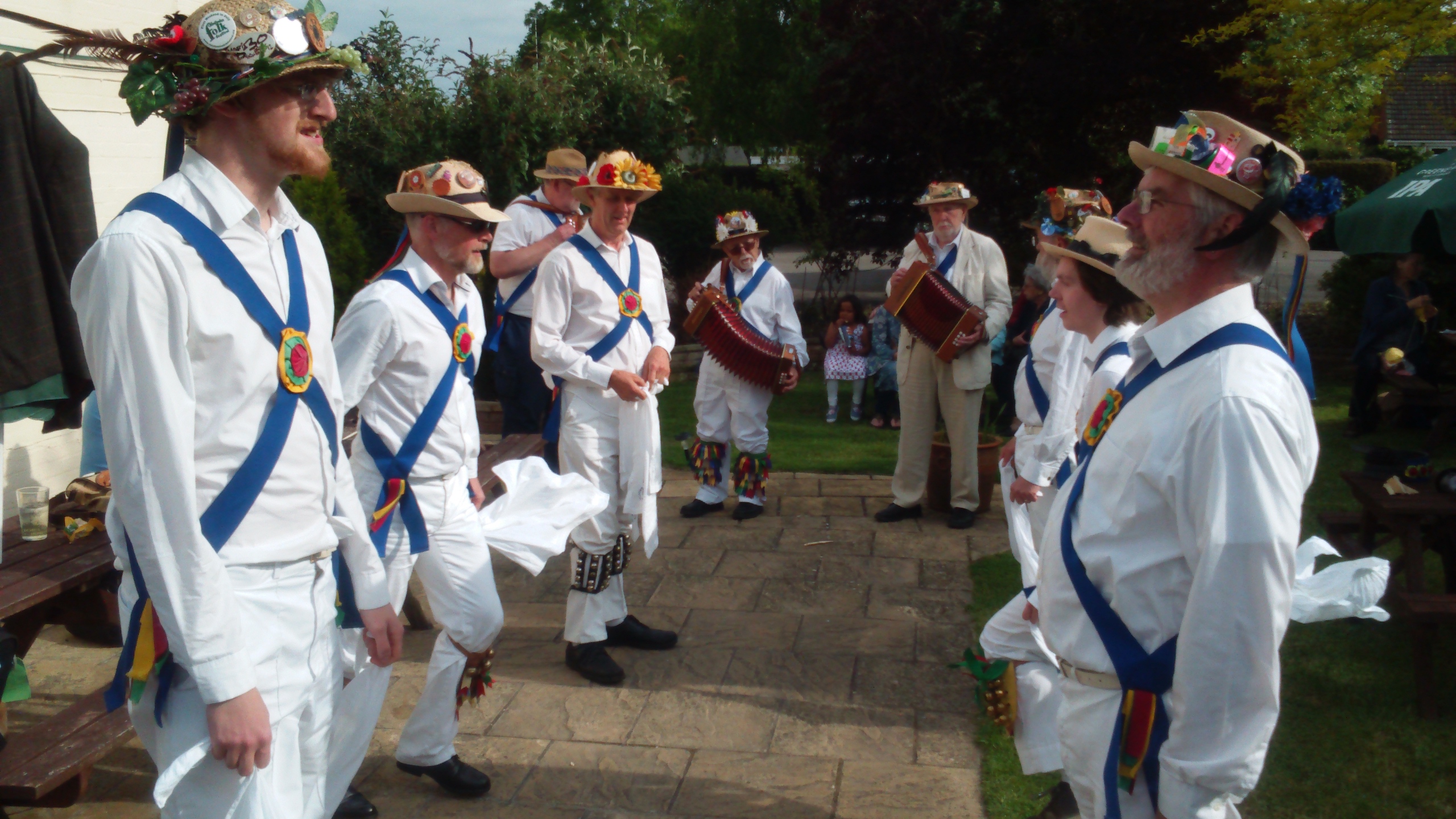 Preparing to Dance at Dancing at The Mary Arden in Wilmcote