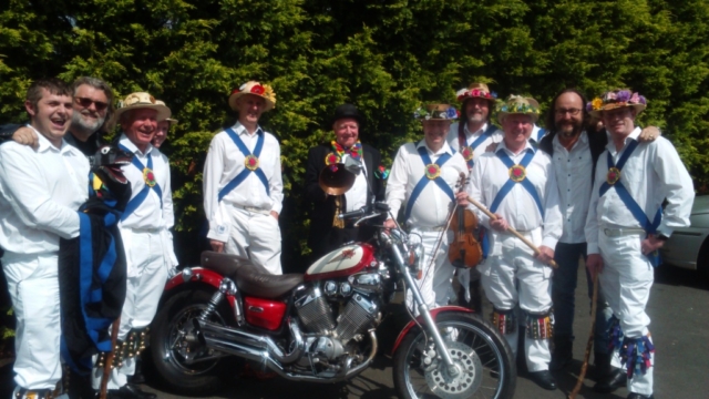 Jockey with the Hairy Bikers from the BBC