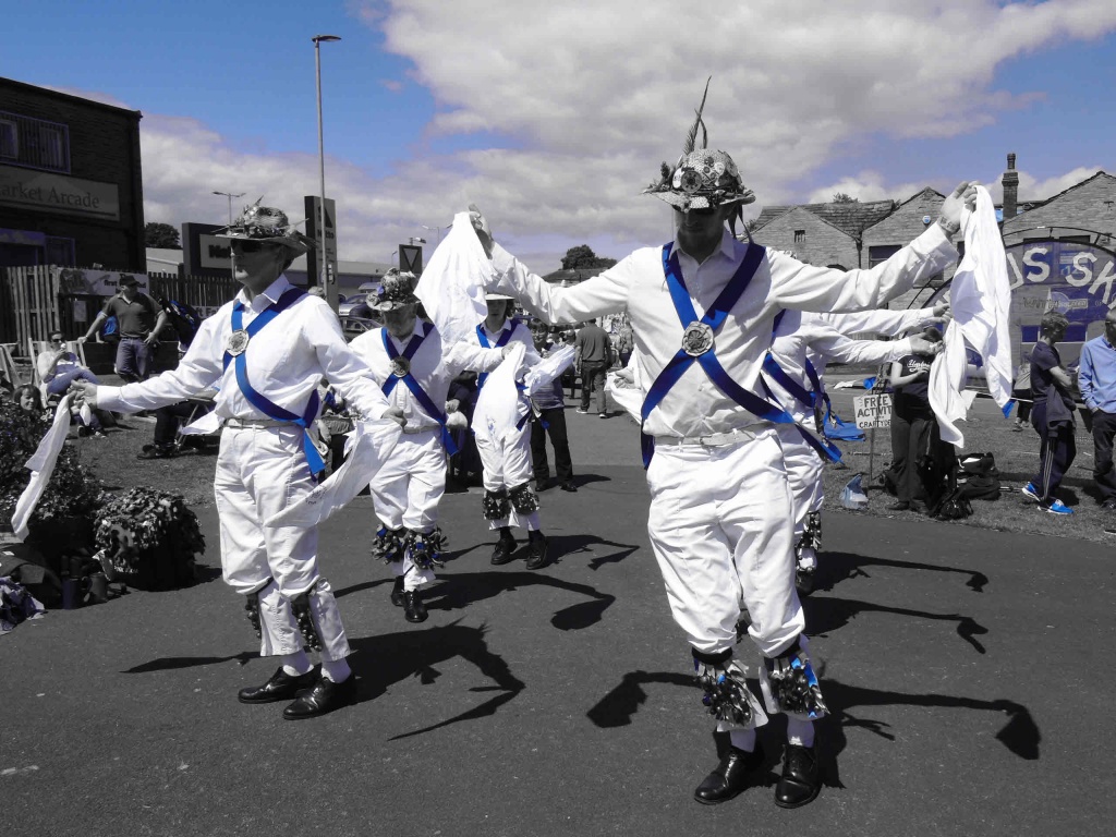 Dancing at Cleckheaton Folk Festival