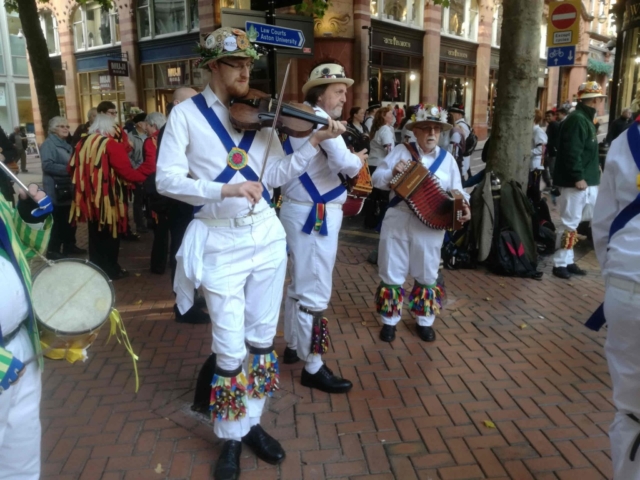 Some of the "Jockey Wall of Sound" Playing on New Street - October 2016