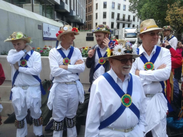 Waiting to Perform on Cherry Street - October 2016