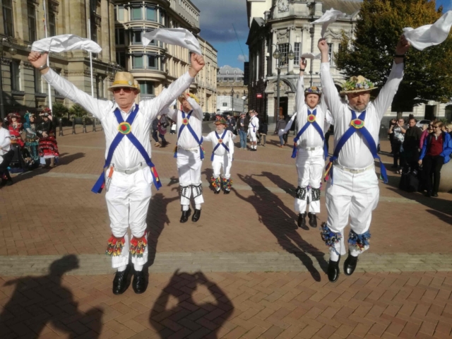 Dancing in Centenary Square - October 2016