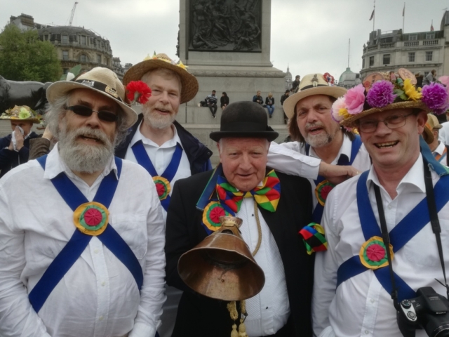 Jockey in Trafalgar Square - Westminster Day of Dance 2017