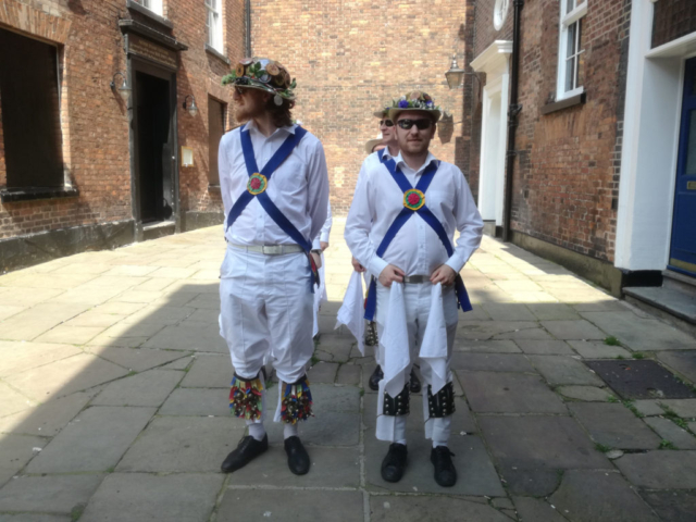 Waiting to Dance in Chester - April 2018