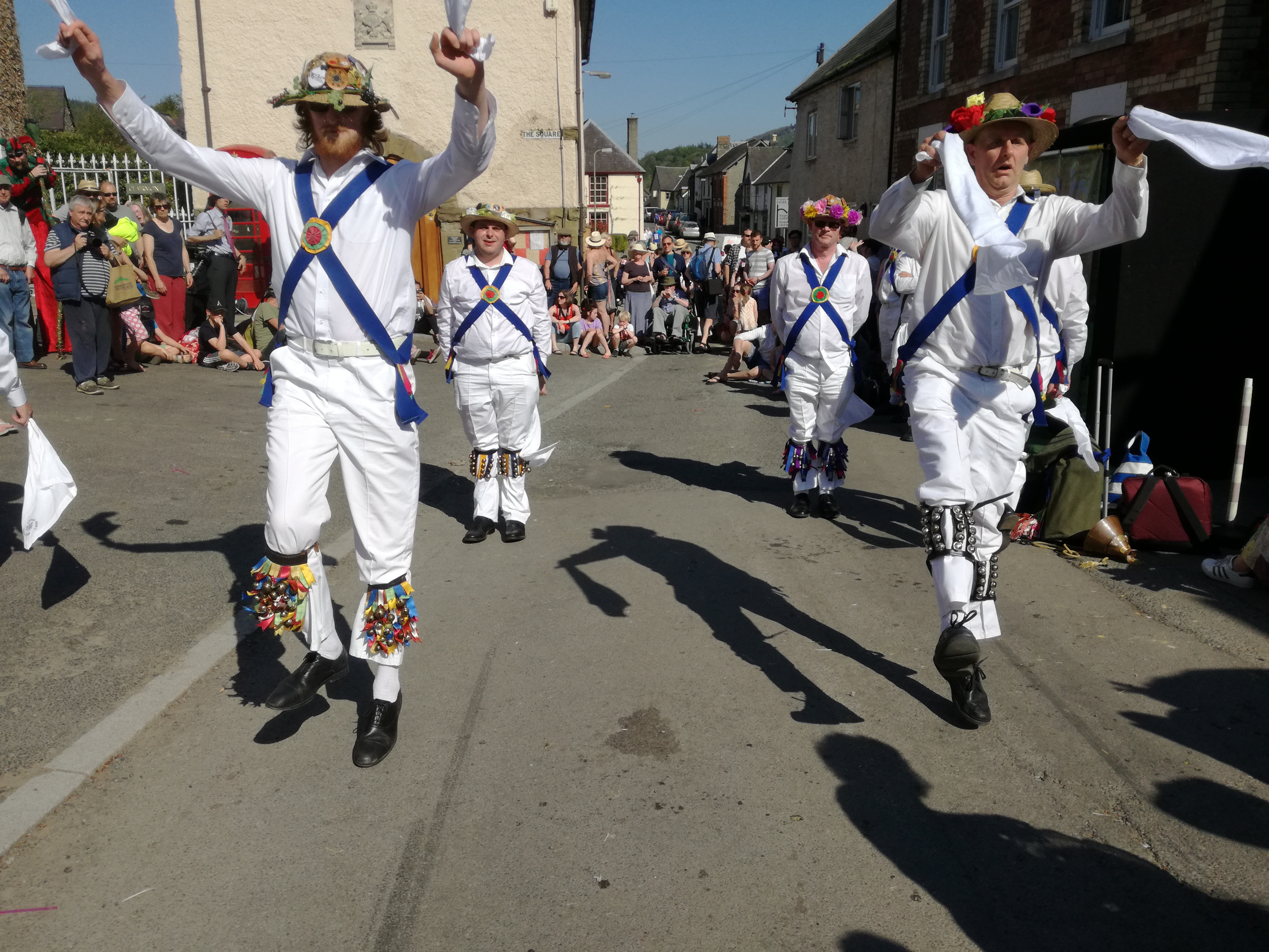 Dancing in Clun at The Green Man Festival