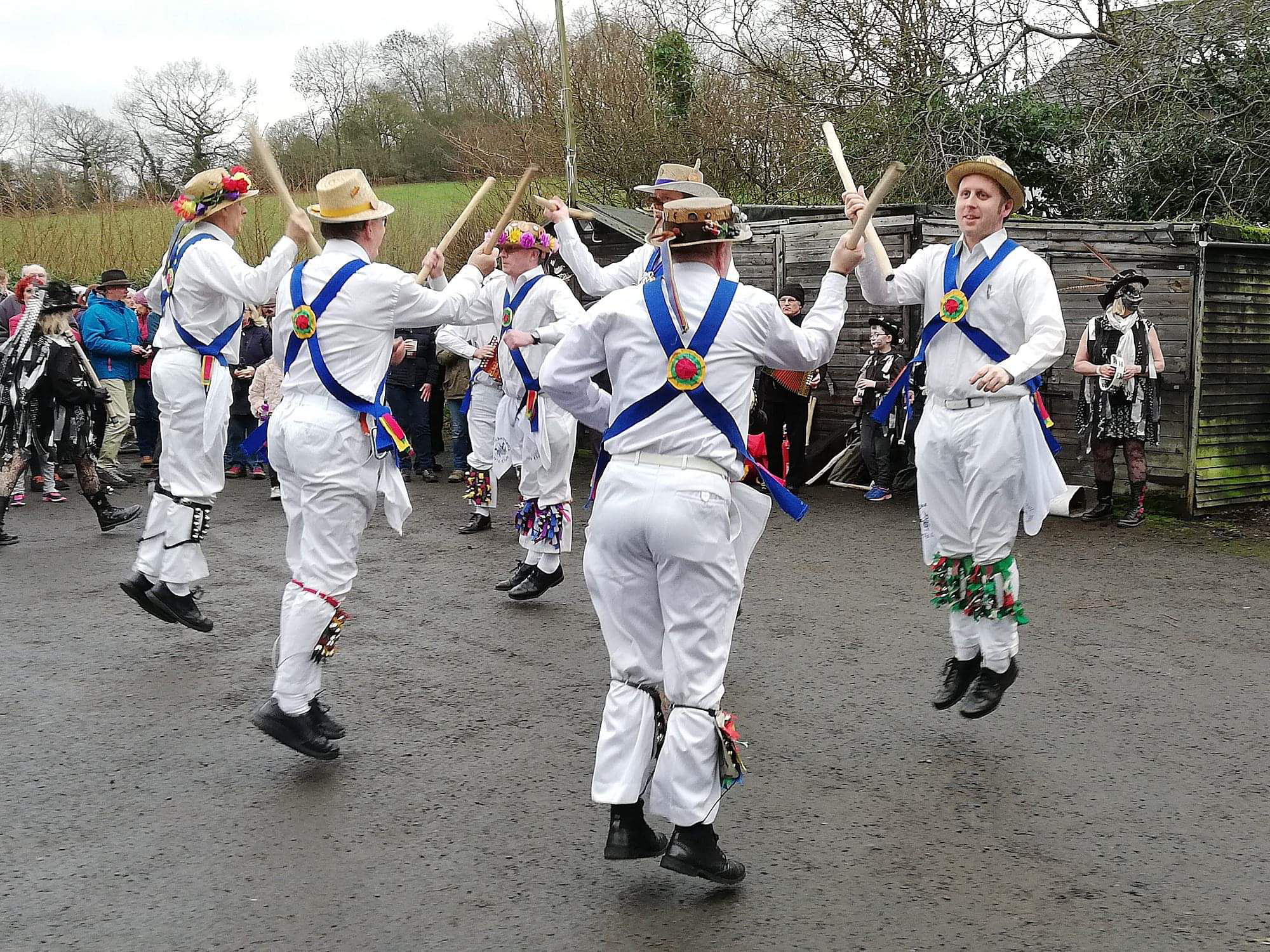 Dancing out with Alvechurch Morris Men - 1st January 2019