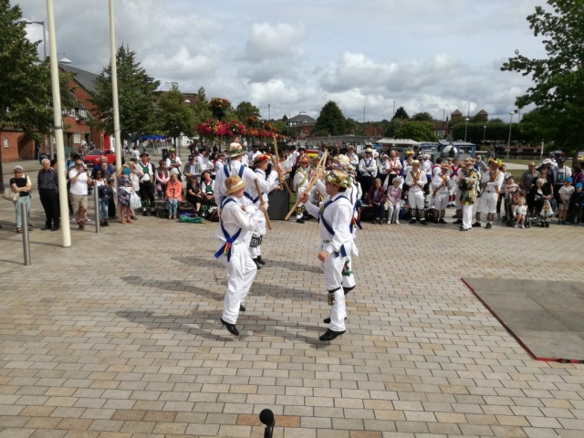 Jockey off the ground in Stratford upon Avon