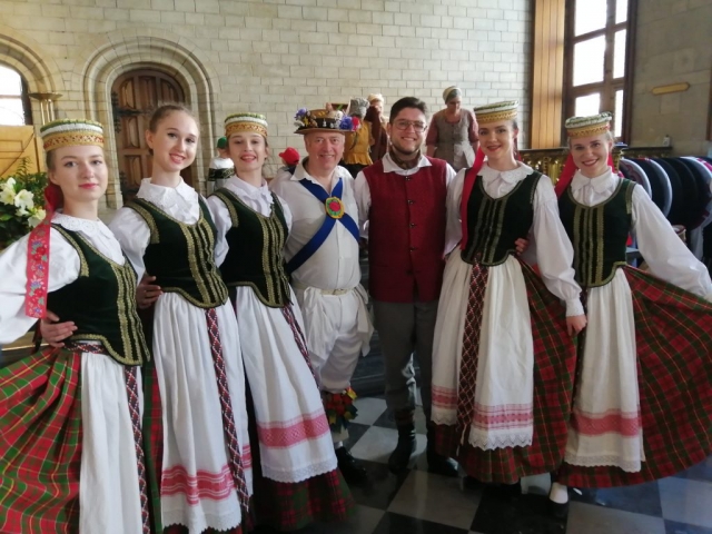 Fiddler with the Lithuanian Team - in The Town Hall - Leuven - Paasfeesten